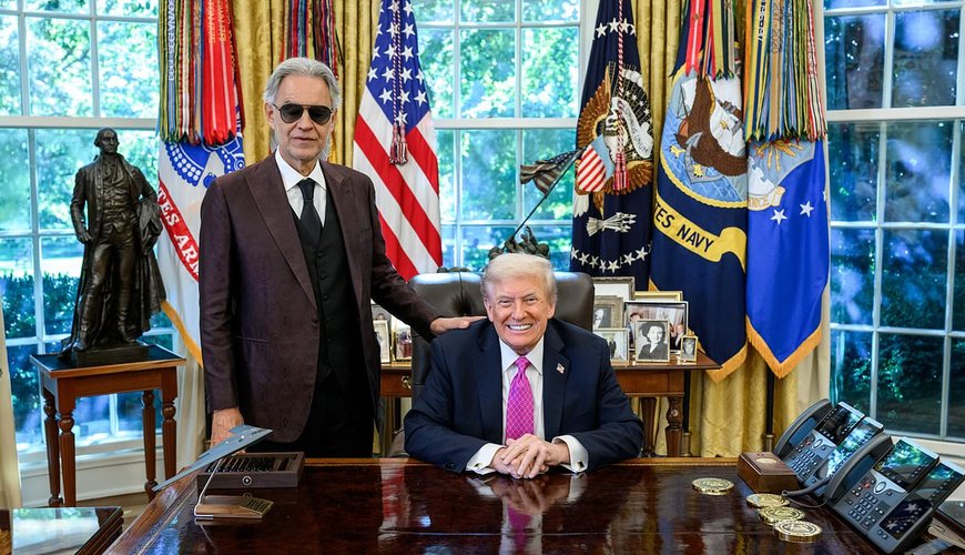 Andrea Bocelli’s Oval Office Serenade Sparks Liberal Firestorm in SoCal and Beyond