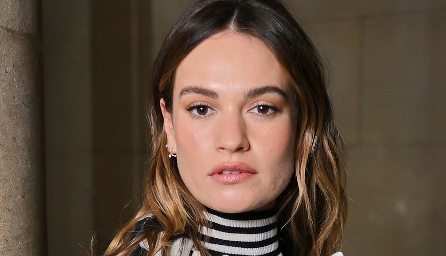 Lily James Stuns in Show-Stopping Bodycon at London Fashion Week