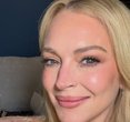 Lindsay Lohan Dazzles in Fringe Minidress for Big 4-0 Celebration