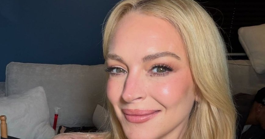 Lindsay Lohan Dazzles in Fringe Minidress for Big 4-0 Celebration