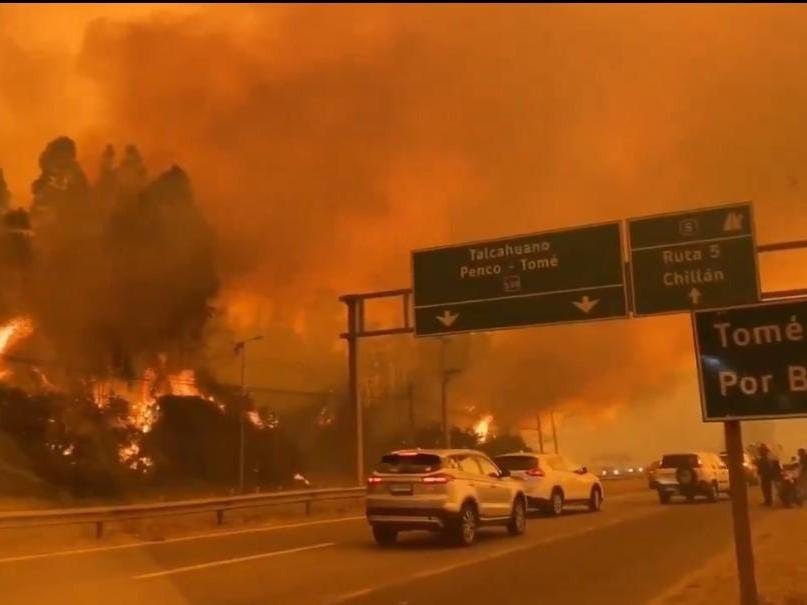 Wild Inferno in Chile: Communities Flee as Blaze Rages On