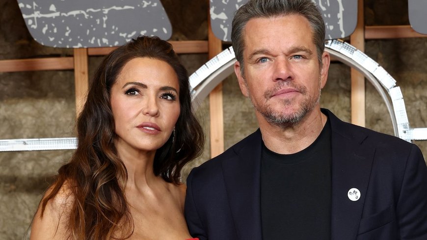 Matt Damon and Wife Luciana Barroso