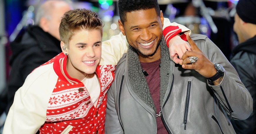Justin Bieber and Usher
