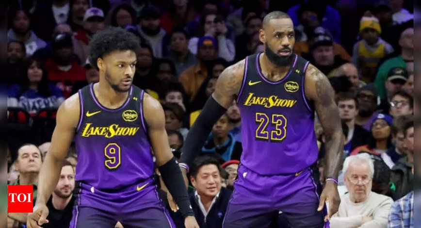 LA Lakers Shocker: LeBron and Bronny James in Blockbuster Trade Rumors with Dallas Mavericks for $55M Star!