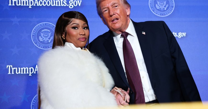 Nicki Minaj With Donald Trump