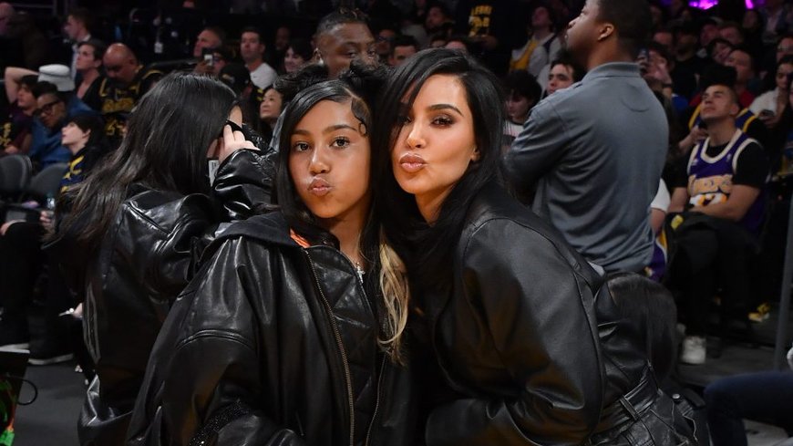 North West and Kim Kardashian