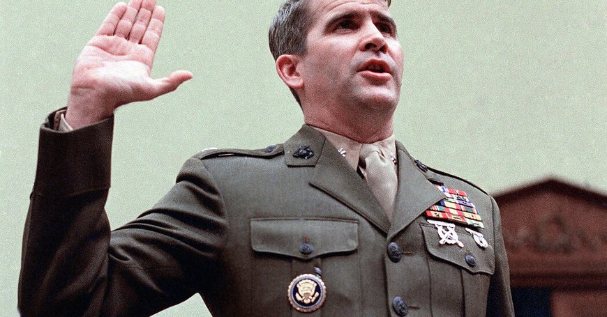 Oliver North and Fawn Hall, Key Figures in Iran-Contra Scandal, Are Married
