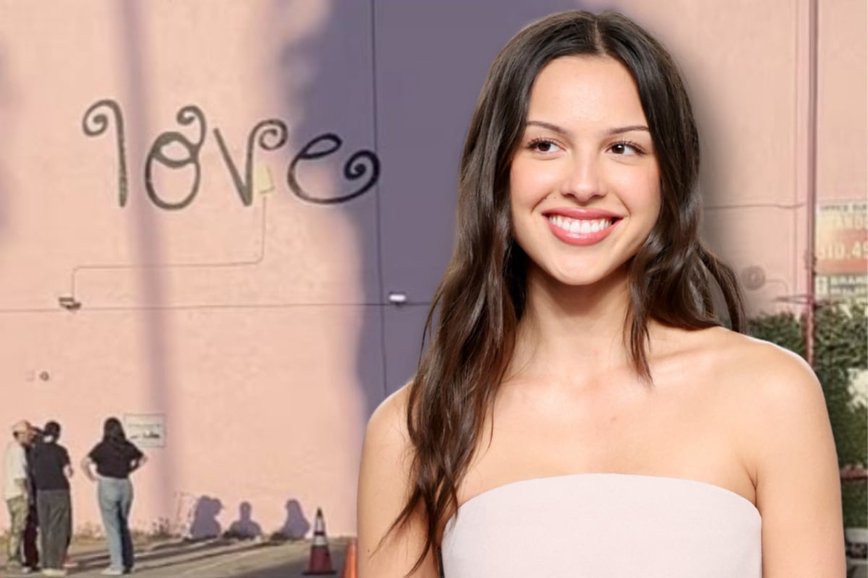 Olivia Rodrigo Drops Hints of New Album with LA's Red Love Murals