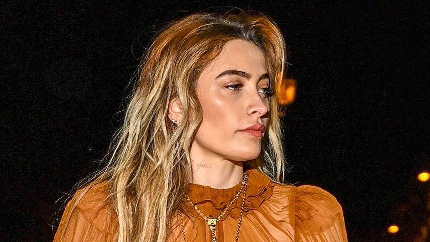 Paris Jackson Rocks Boho Glam in a Sheer Sensation at Paris Fashion Week