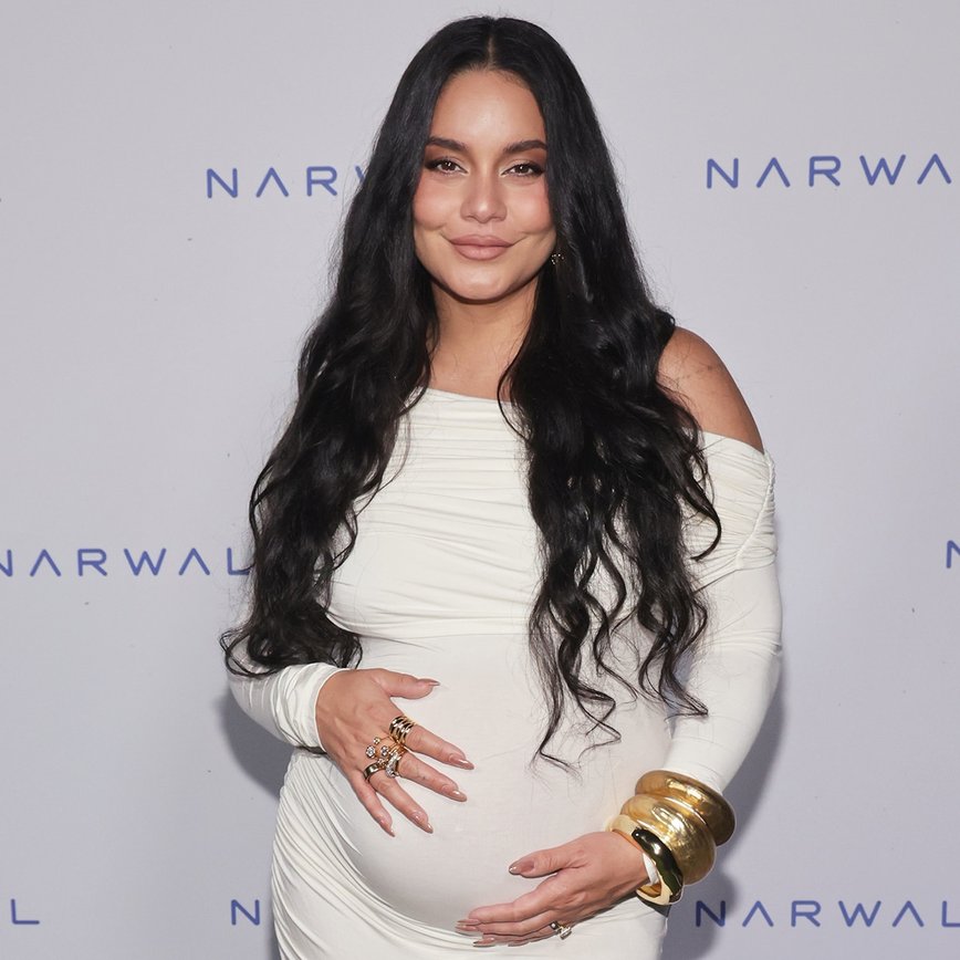 Vanessa Hudgens Shines Bright with Baby Bump at Italian Wedding Soirée!