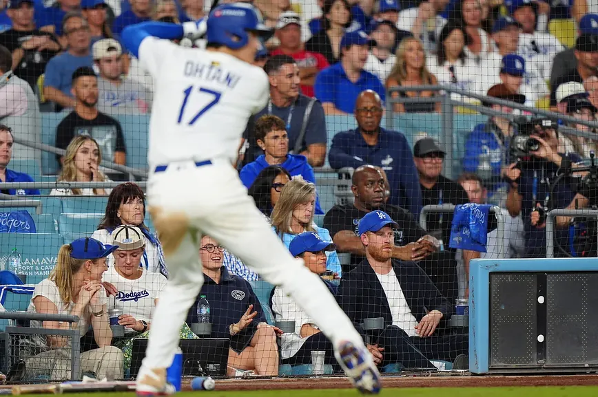 Star-Studded Night: Prince Harry, Meghan Markle, and Hollywood Icons Light Up the World Series