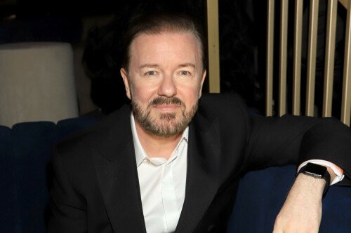 Ricky Gervais Takes Shots at Grammy Stars for Political Speeches