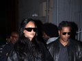 Rihanna and A$AP Rocky Keep It Cool in Black Leather for a Night of Laughter