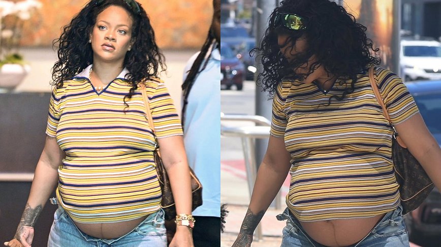 Rihanna Rocks Baby Bump in Style on LA Streets Ahead of Baby No. 3 with A$AP Rocky!