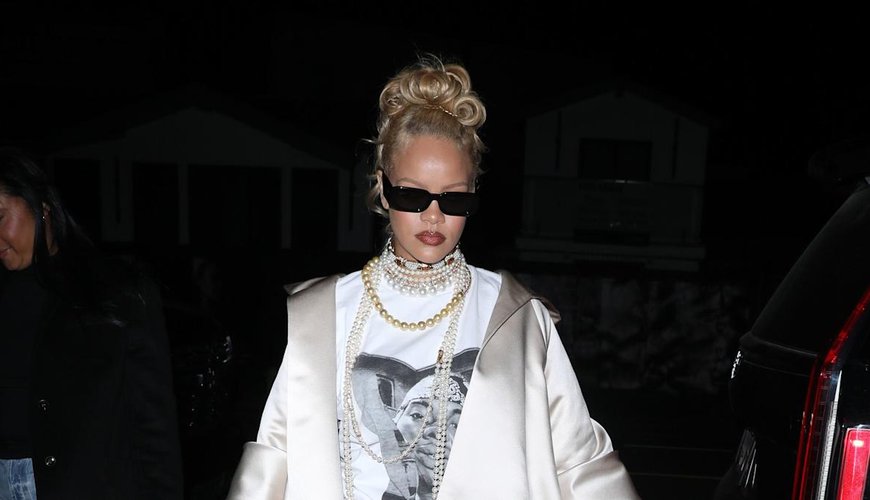 Rihanna Puts a Luxe Spin on Denim in LA Street Style Moment