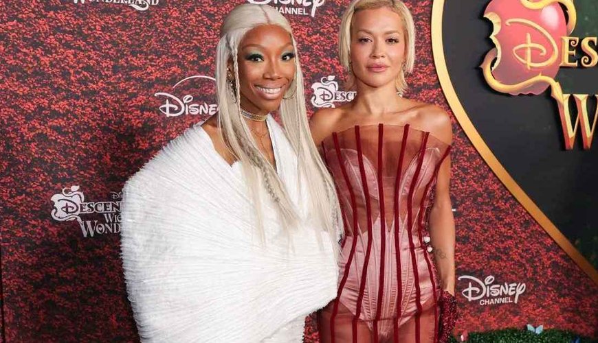 Rita Ora Spills 'Naughty' Secrets from Descendants Set with Brandy