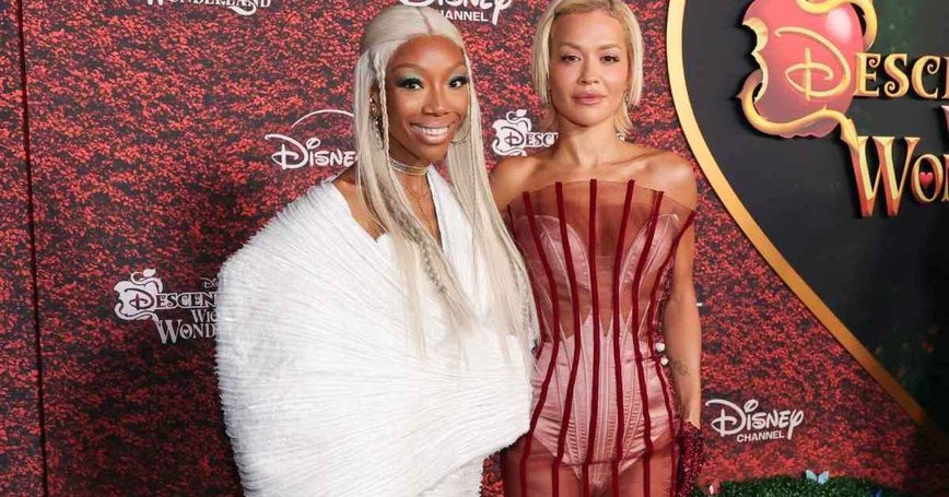 Rita Ora Spills 'Naughty' Secrets from Descendants Set with Brandy