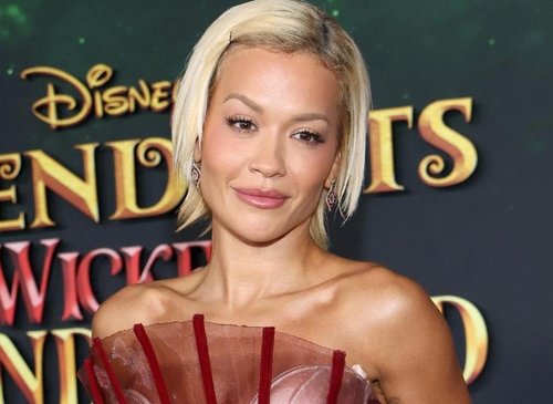 Rita Ora Dazzles at 'Descendants' Premiere with Daring See-Through Gown