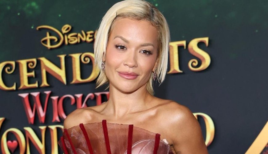 Rita Ora Dazzles at 'Descendants' Premiere with Daring See-Through Gown