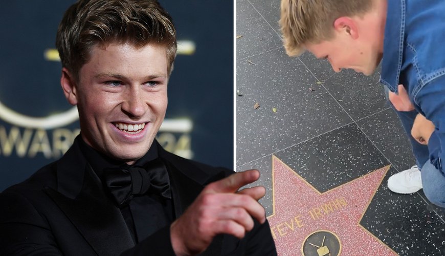 Robert Irwin Honors Late Father Steve at Hollywood Walk of Fame Star