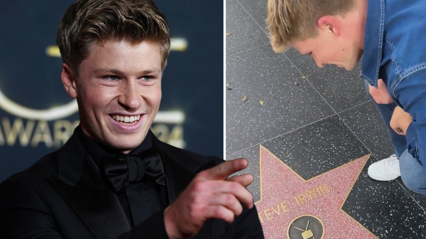 Robert Irwin Honors Late Father Steve at Hollywood Walk of Fame Star