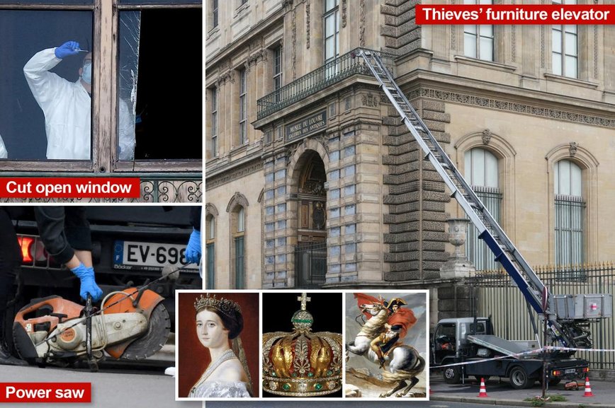 Scooter Bandits Pull Off Daring Daylight Heist at the Louvre, Snatch Napoleon’s Priceless Jewels