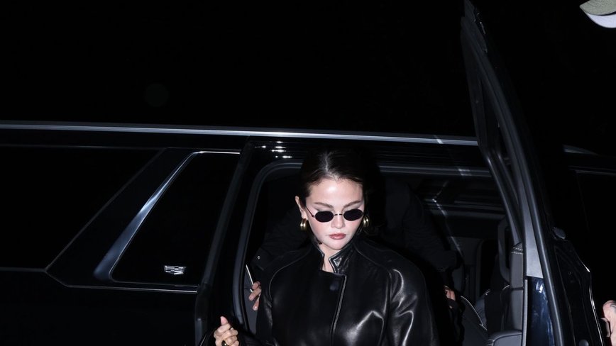 Selena Gomez Rocks the Perfect Leather Jacket in West Hollywood