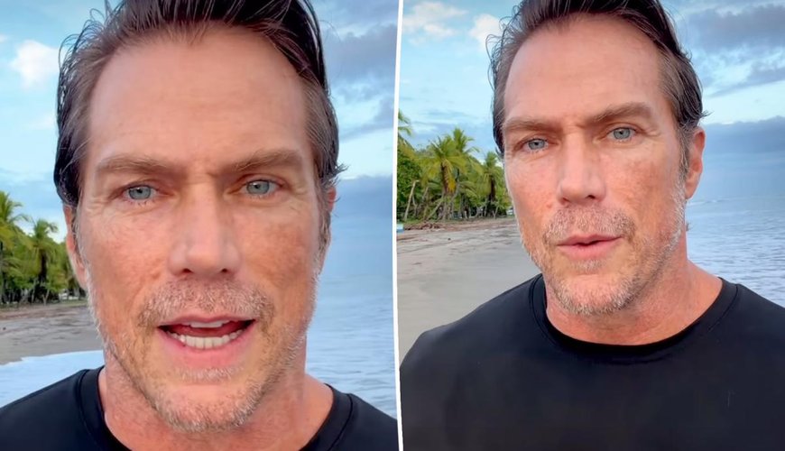 Jason Lewis Makes a Splashy Comeback with Mysterious Beach Message