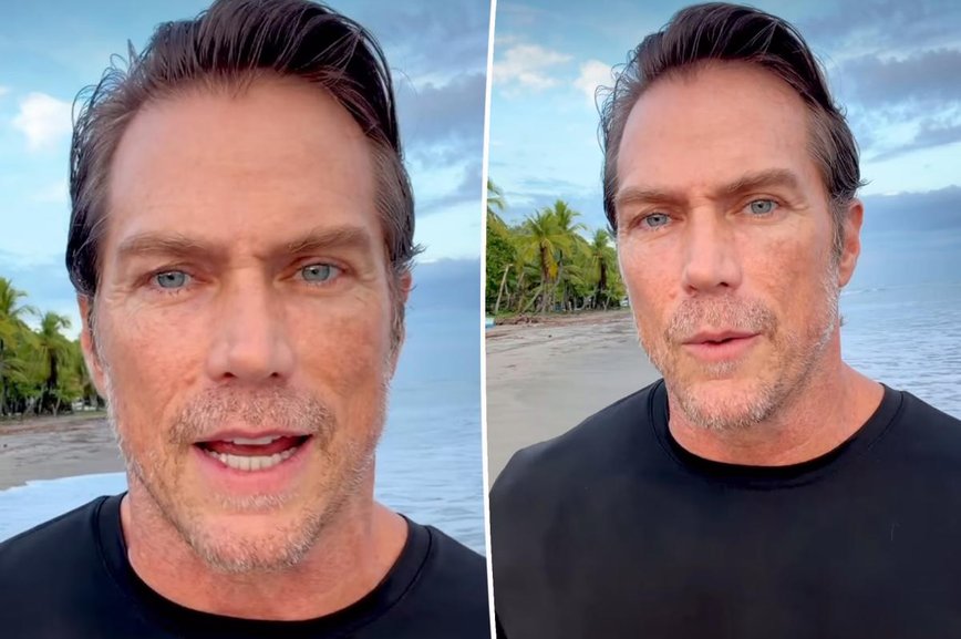 Jason Lewis Makes a Splashy Comeback with Mysterious Beach Message