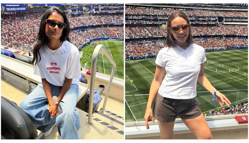 Simone Ashley and Laufey Bring Effortless Cool to SoFi Stadium World Cup Quarterfinals