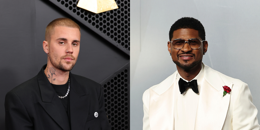 Justin Bieber and Usher