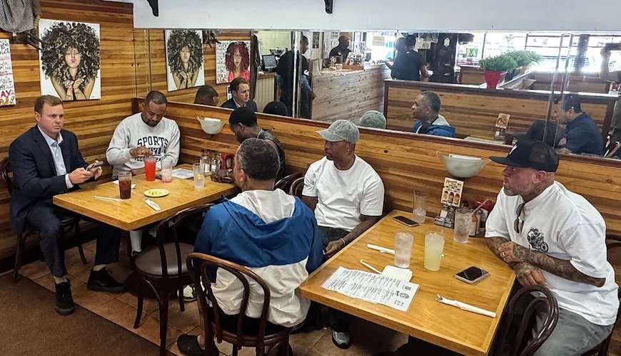 Spencer Pratt Dives Into LA Culture at Roscoe's, Promises to Revamp City's Safety