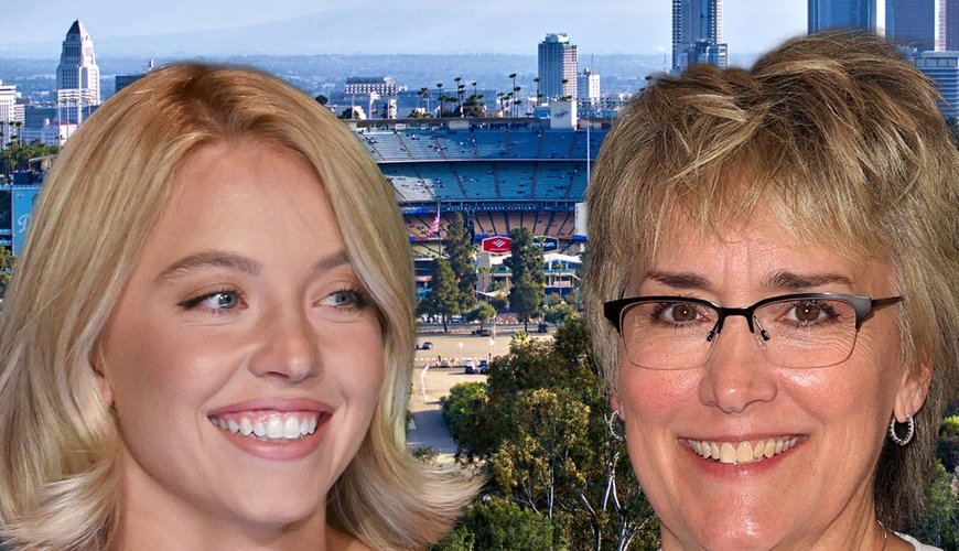 Sydney Sweeney and Christy Martin Team Up for World Series Magic at Dodger Stadium