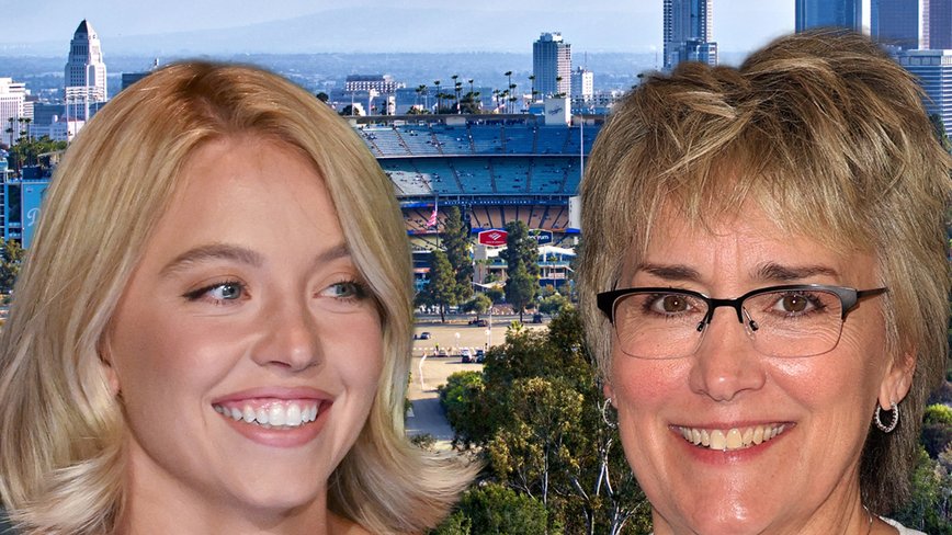 Sydney Sweeney and Christy Martin Team Up for World Series Magic at Dodger Stadium