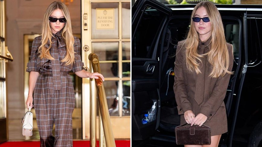 Sydney Sweeney's Chocolate Brown Fashion Moment: A Seasonal Crossover