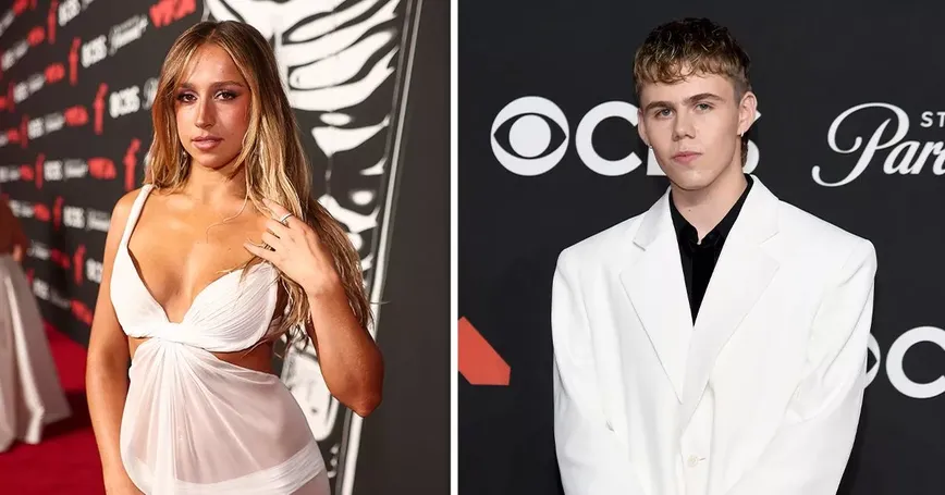Tate McRae and The Kid LAROI Dodge Awkward Vibes on VMAs Red Carpet in Hollywood