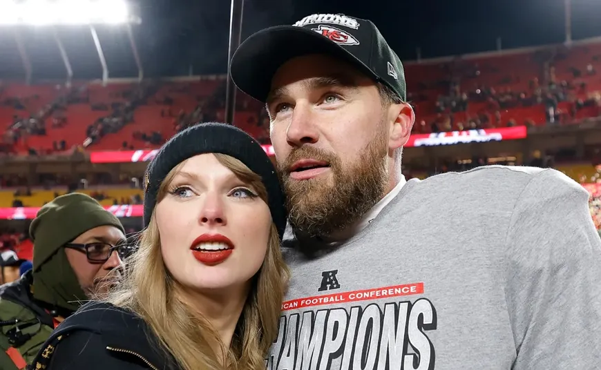 Taylor Swift and Travis Kelce