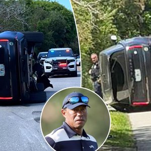Tiger Woods Arrested for DUI After Dramatic Land Rover Rollover in Florida