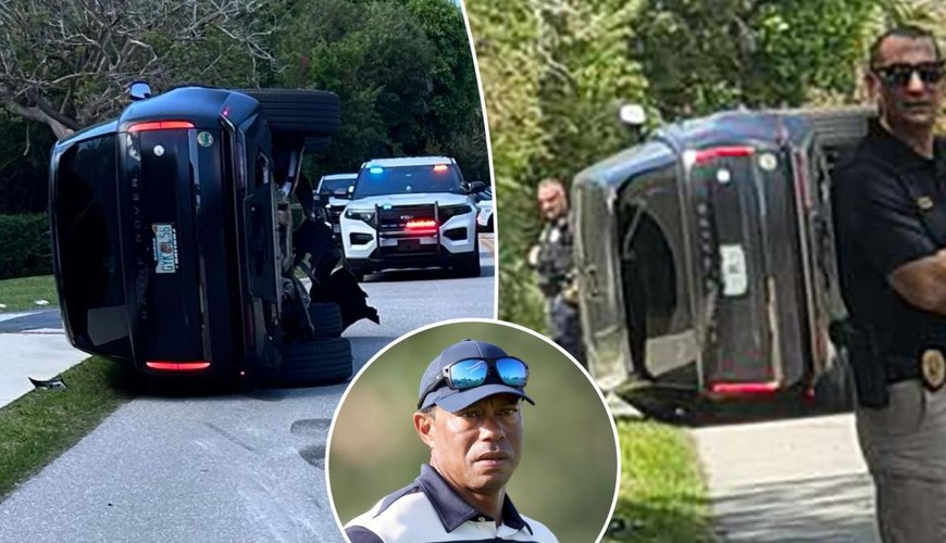 Tiger Woods Arrested for DUI After Dramatic Land Rover Rollover in Florida