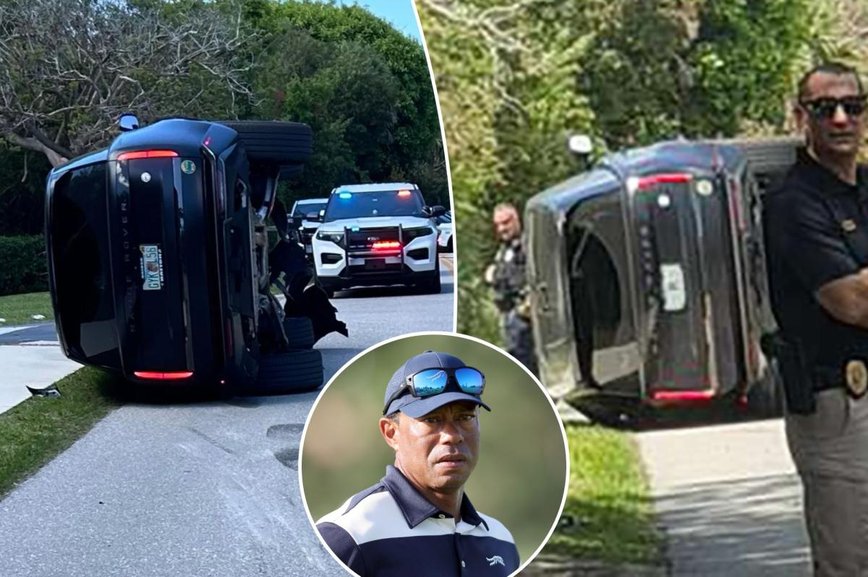 Tiger Woods Arrested for DUI After Dramatic Land Rover Rollover in Florida