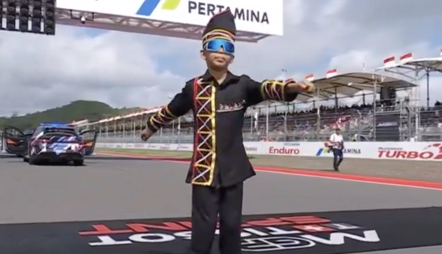 Viral ‘Aura Farming Boat Kid’ Steals the Show at MotoGP Indonesia with SoCal-Style Swagger