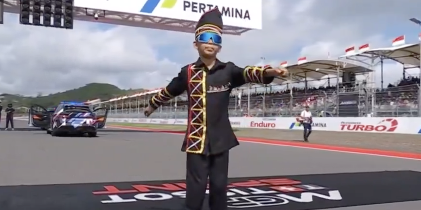 Viral ‘Aura Farming Boat Kid’ Steals the Show at MotoGP Indonesia with SoCal-Style Swagger