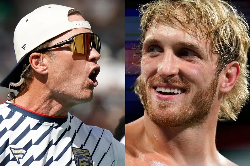 Tom Brady and Logan Paul's Almost Brawl at LA Flag Football