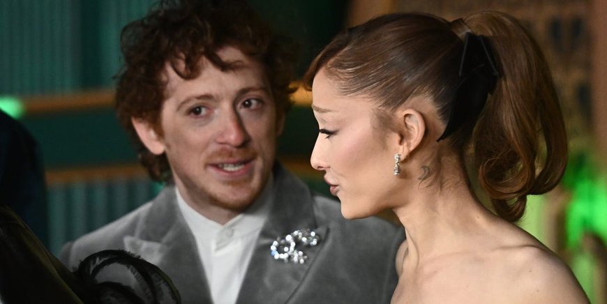 Ariana Grande and Ethan Slater