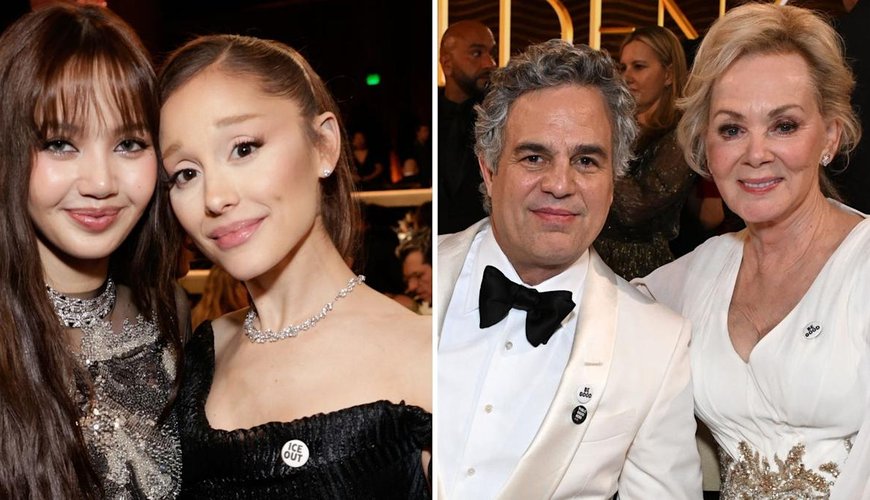 Stars Shine with Purpose: 'ICE Out' and 'Be Good' Pins at the 2026 Golden Globes