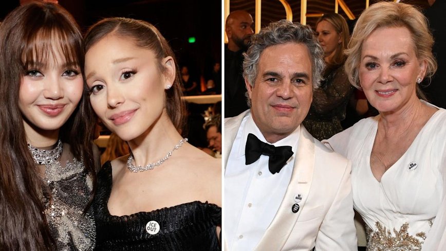 Stars Shine with Purpose: 'ICE Out' and 'Be Good' Pins at the 2026 Golden Globes