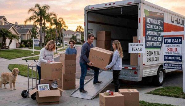 Why Moving Trucks Are Rolling Out of California Faster Than a Malibu Surfboard
