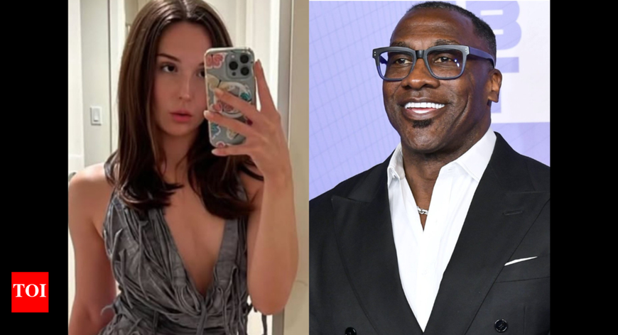 Shannon Sharpe and the model involved in the legal scandal that resulted in his career fallout and departure from “First Take.”