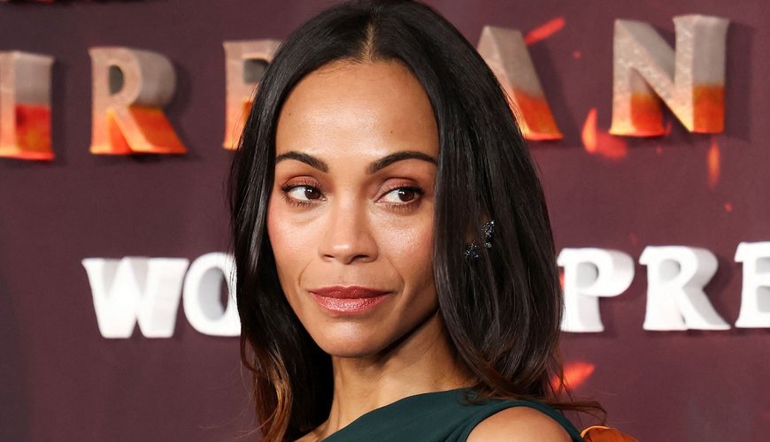 Zoe Saldaña Slays in Stunning Gown at 'Avatar: Fire & Ash' Premiere